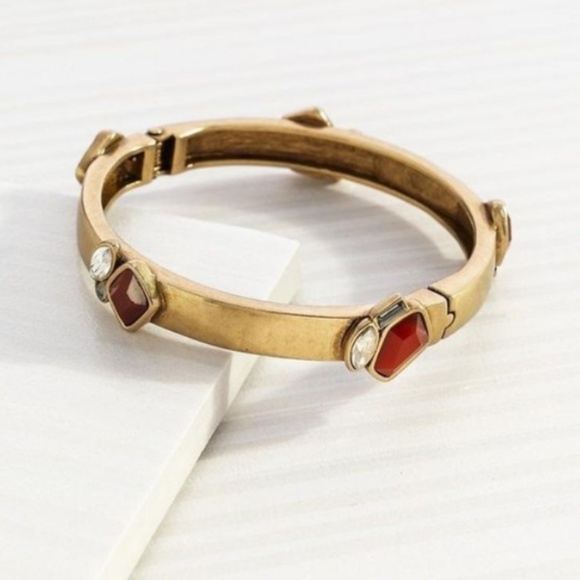 Silpada Mirage Bangle Bracelet Swarovski Crystals - Picture 2 of 6